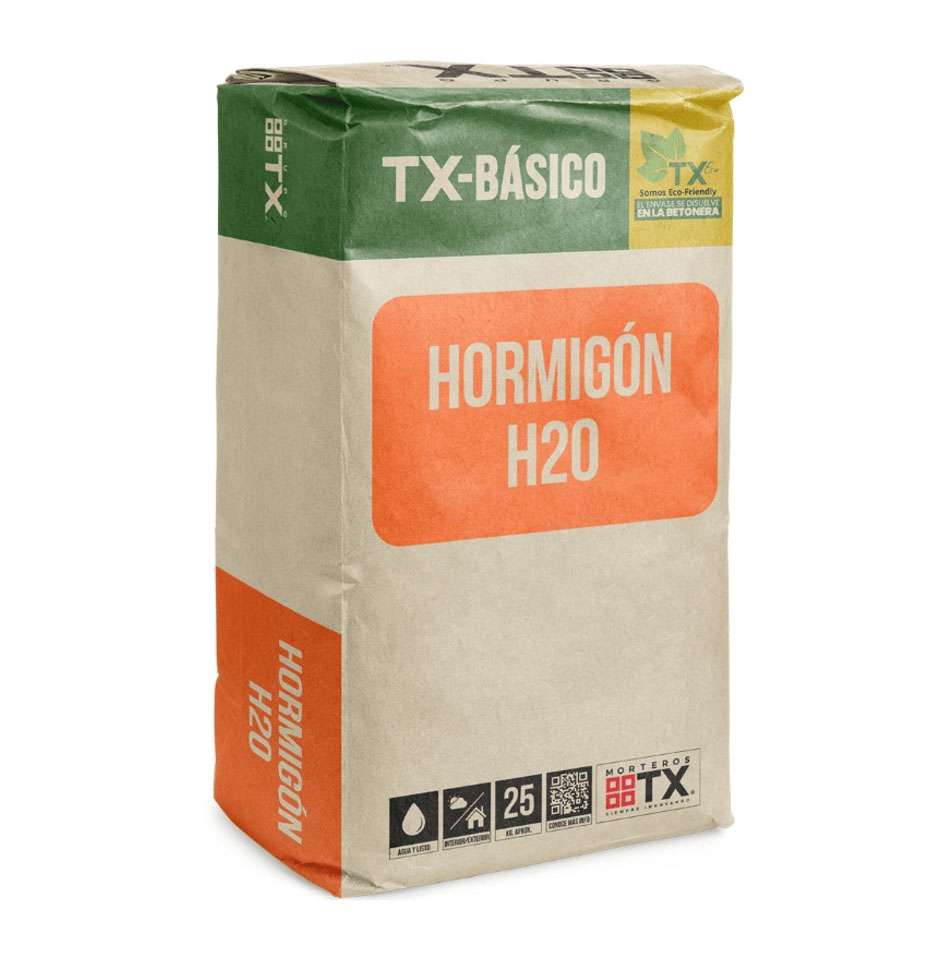 hormigón h-20 tx